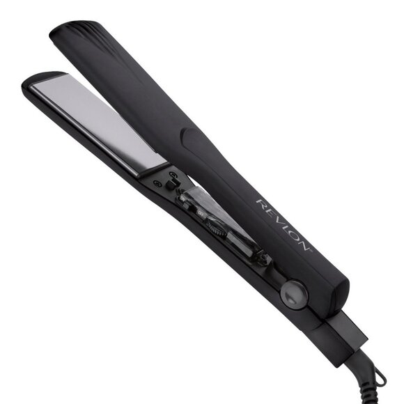 Revlon Essentials Ceramic 1 1/2" Flat Iron Black - Picture 1 of 9